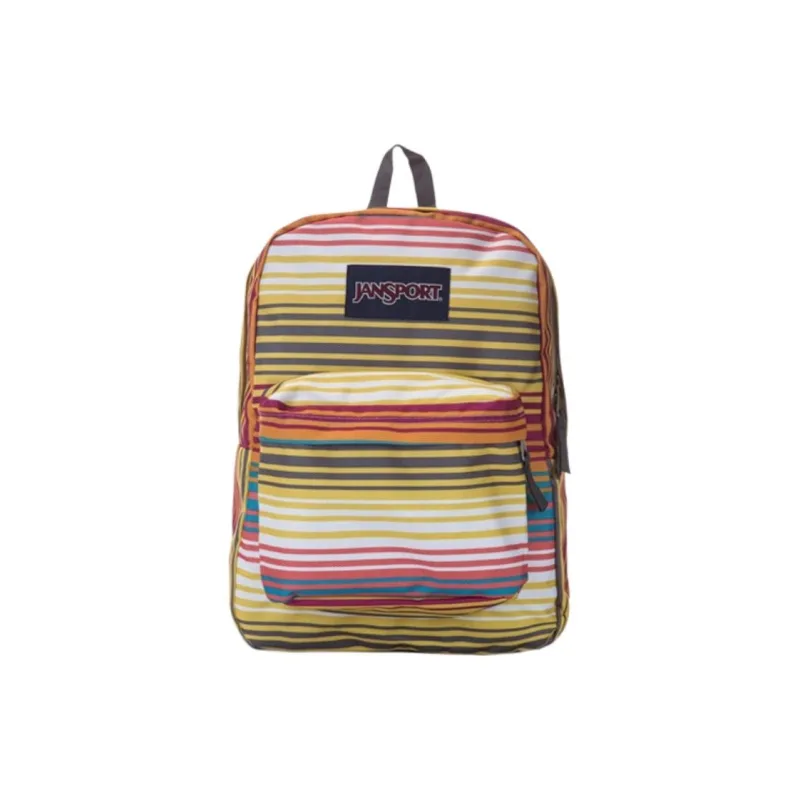 JanSport Fabric Backpack Large Size Unisex Orange-0