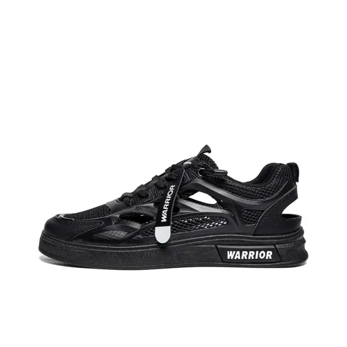 Warrior Comfortable Sandals Lightweight And Breathable Low Top Skateboard From shoes Men's Black