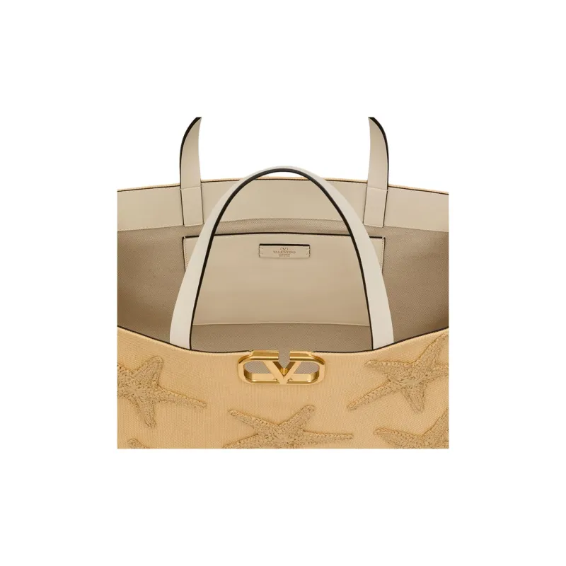 Valentino GARAVANI Raffia Tote Bag Shopping Bag Handbag Regular Women's-5