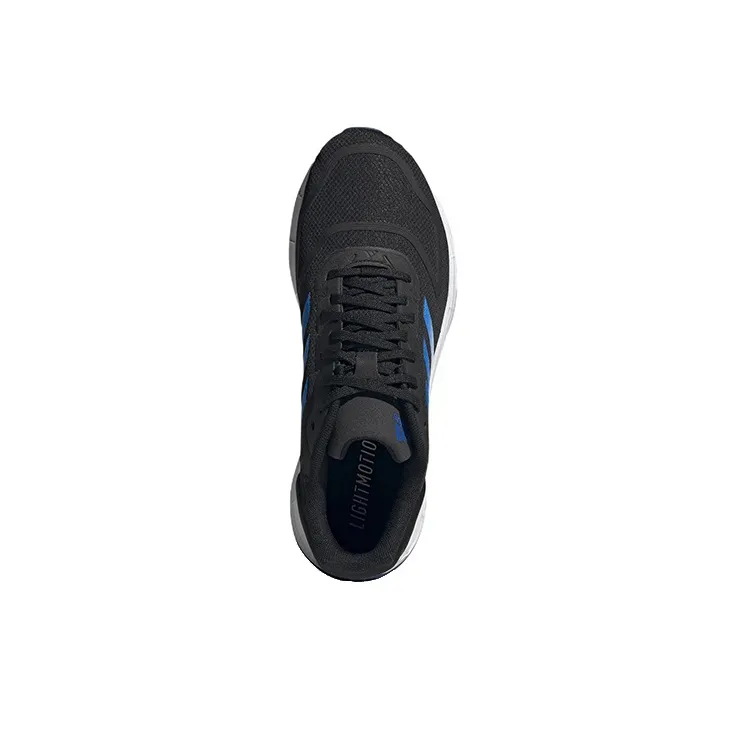 Adidas Duramo 10 Anti-Slip And Wear-Resistant Breathable Low-Top Running Shoes Men's Black Blue White-4
