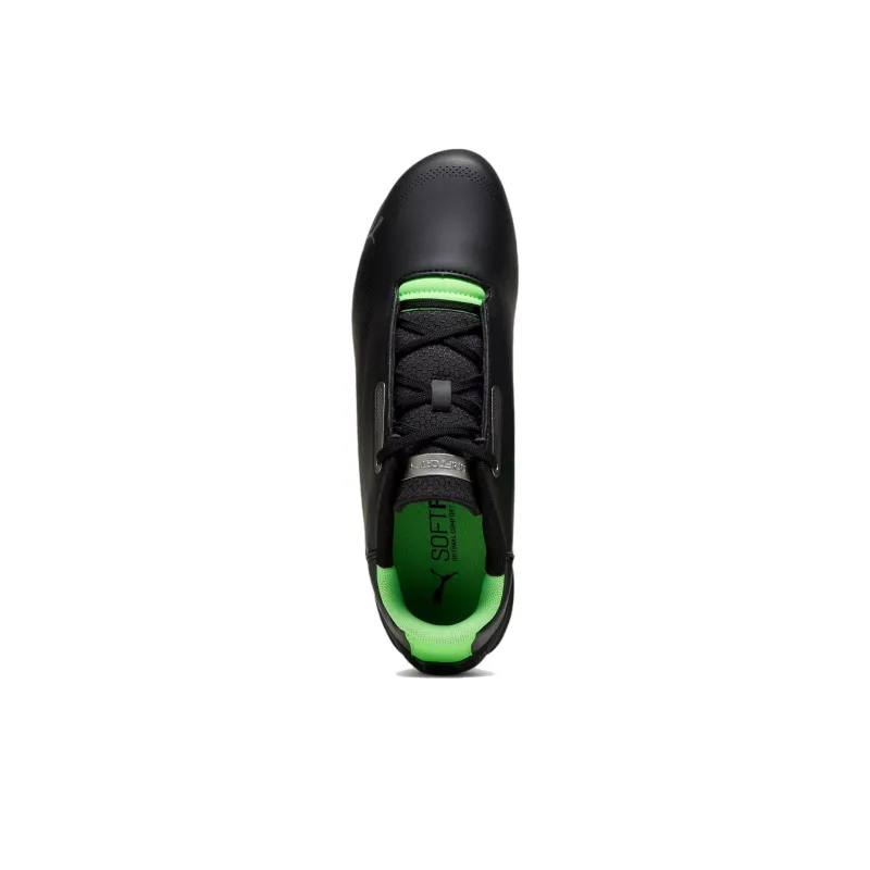 PUMA Mercedes Amg Anti Slip Wear Resistant Low Top Running Shoes Unisex Black Green-3