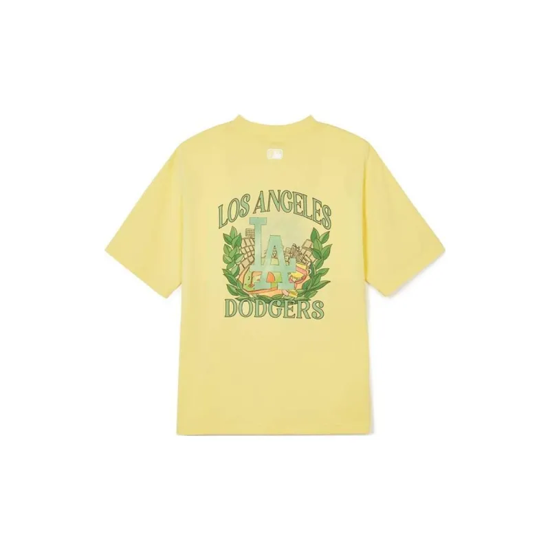 MLB Los Angeles Dodgers T Shirt Unisex Yellow-1