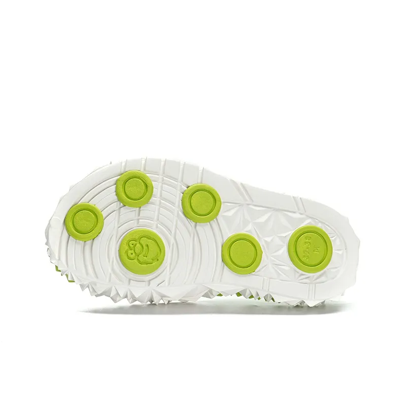 OETZI EVA Slip Resistant Odor Resistant Slide Slippers Unisex White & Green-4