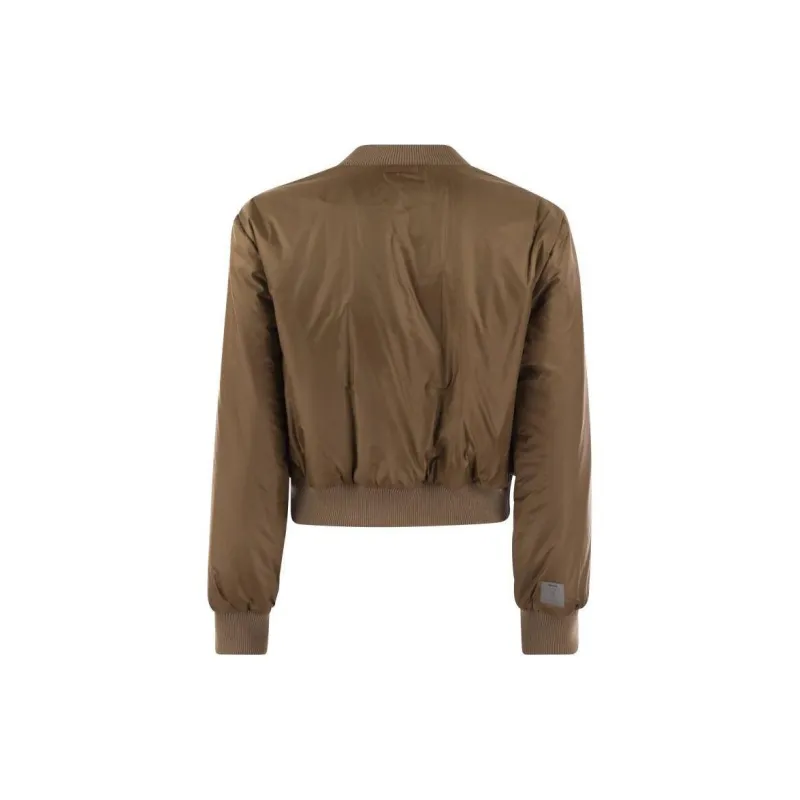'S MAX MARA Buttoned Long Sleeved Bomber Jacket-1