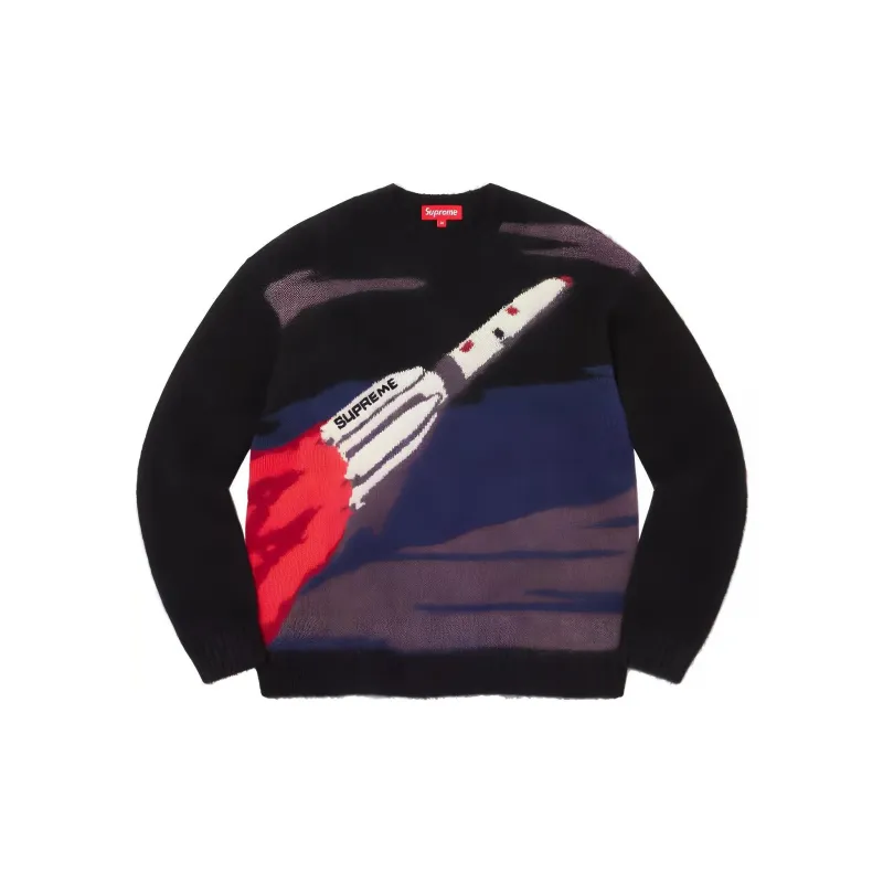 Supreme Rocket Sweater Light Blue XL - POIZON