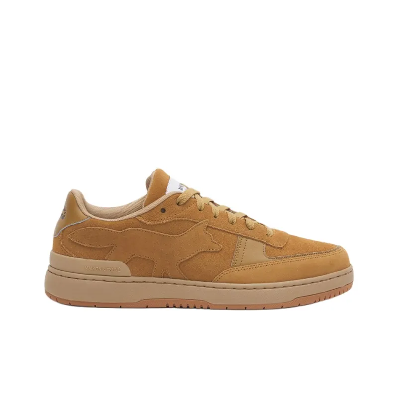 Maison Kitsune Chiru Low Top Skateboard Shoes Men's Brown-1