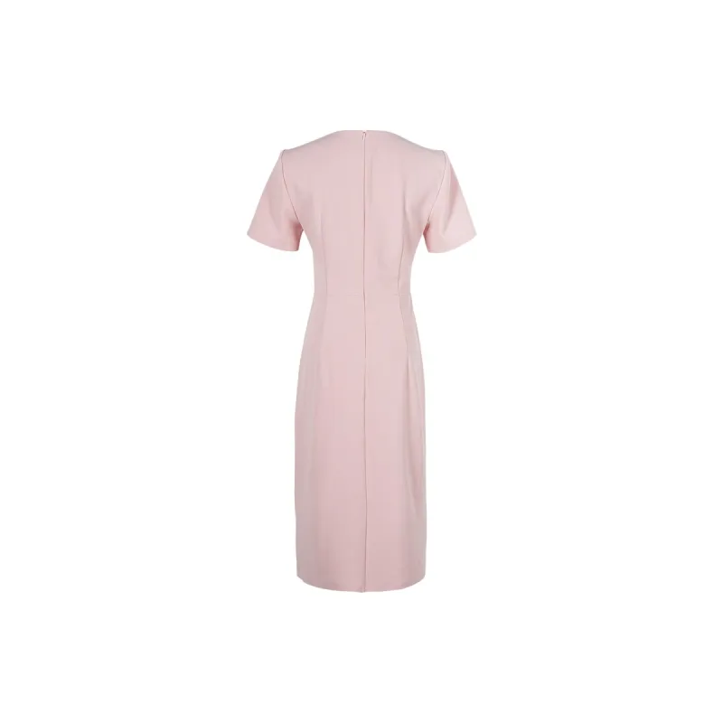 MISSSHINE Short Sleeved Dresses Women's Pink-1
