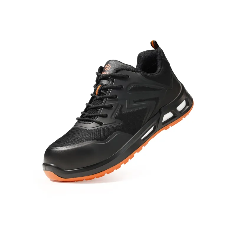 Wolf Detective Wear Resistant Impact Resistant Outdoor Shoes Men's Black-1
