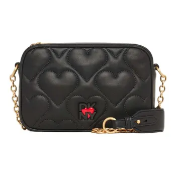 DKNY Leather Camera Bag, Shoulder Bag, Crossbody Bag Regular Women's Black
