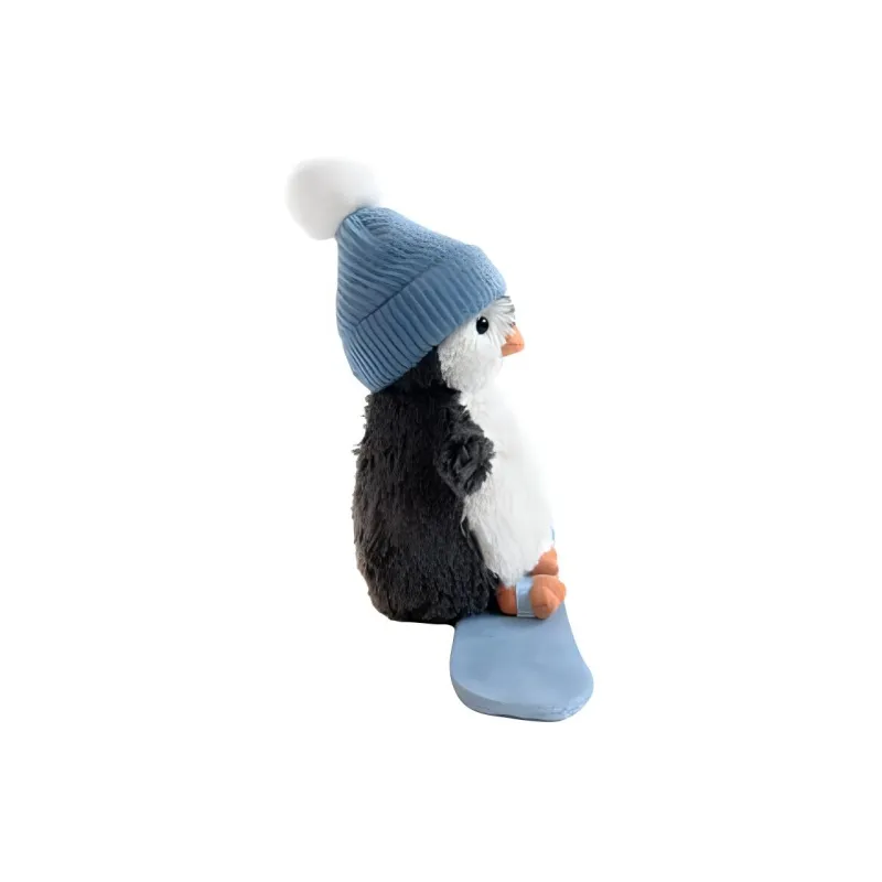 JELLYCAT Peanut Penguin Snowboarding Plush Toy-1