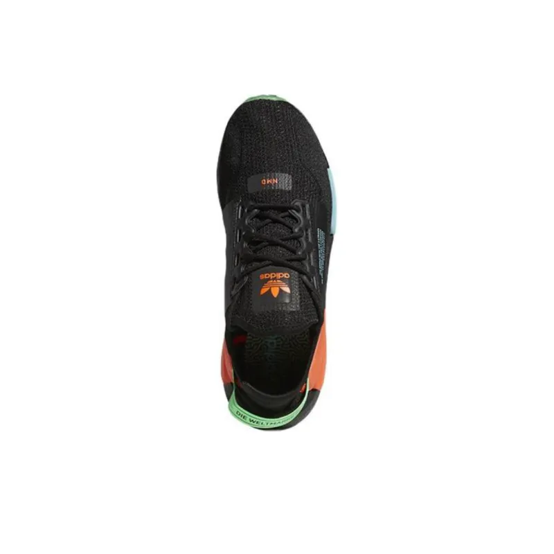 Adidas Originals Nmd R1 V2 Glow Black Sonic Ink-4