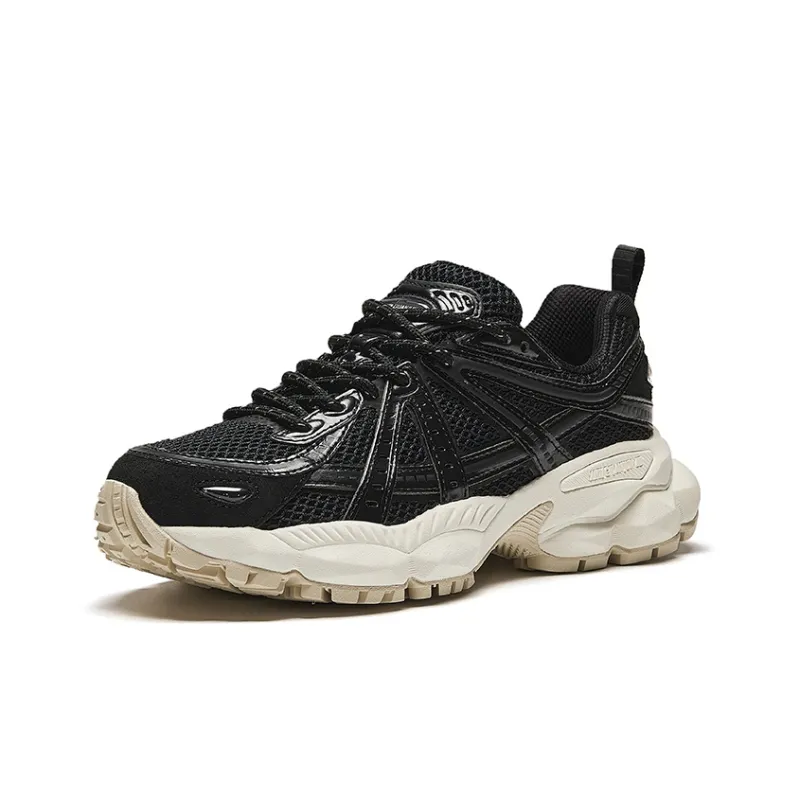 Anta Champion Series Cushioned Slip Resistant Low Top Casual Shoes Women's Black-1