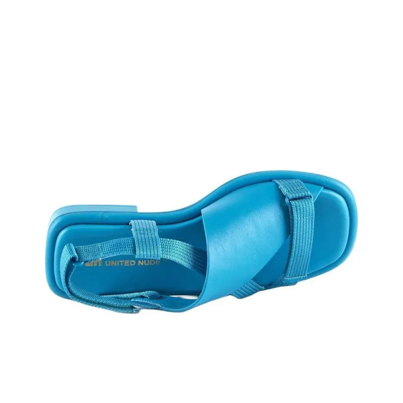 UNITED NUDE Tara Rei Lo Strap Sandals 3.5cm Women's Blue-4