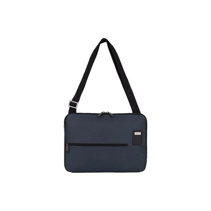 LEXON Polyester Crossbody Bag, Shoulder Bag, Cell Phone Pouch Regular Men's Black/Blue-3