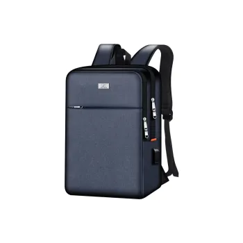 SEPTWOLVES Oxford Laptop Bag Backpack Regular Men's Blue