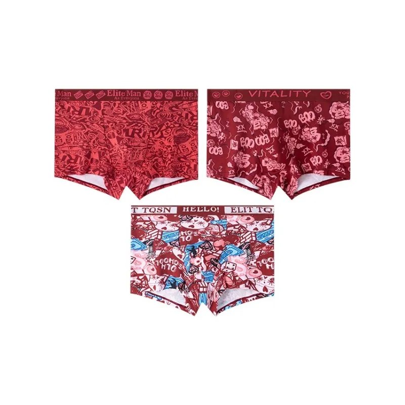 H YXIANG Underpants Men's 3 Pack-8