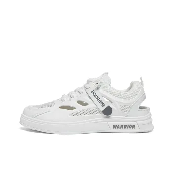 Warrior Comfortable Sandals Lightweight And Breathable Low Top Skateboard Shoes Men's White