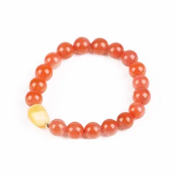 Fuxin Southern Red Agate Fine Jade Bracelets Unisex