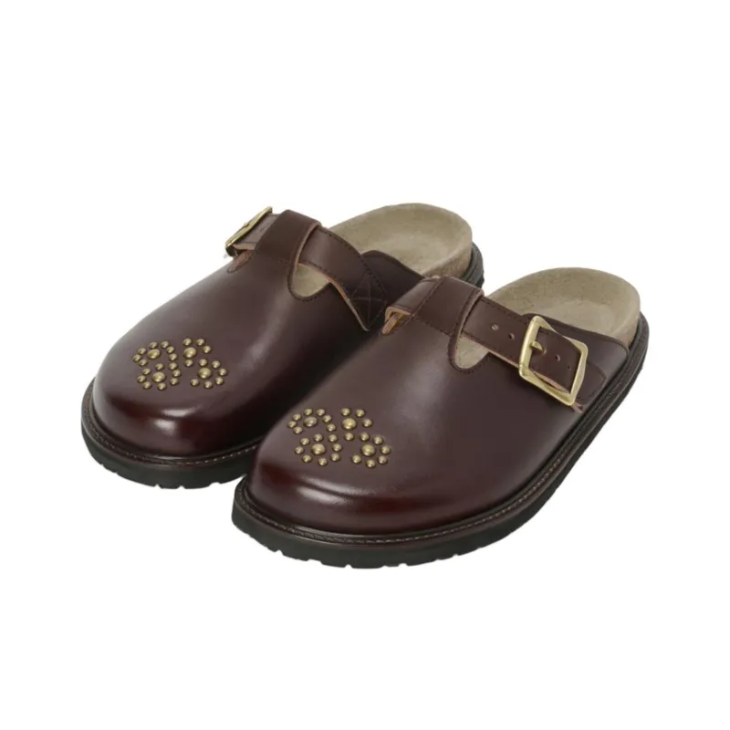 Hender Scheme Closed Toe Slippers Women's Dark Brown-2