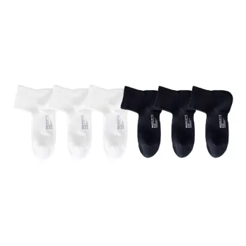 Left Divided By Right Mid-Calf Socks Men's 6 Pack