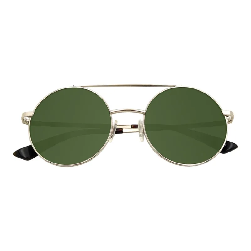 McQ Alexander McQueen Plate And Metal Aviator Sunglasses Women's Gold-3