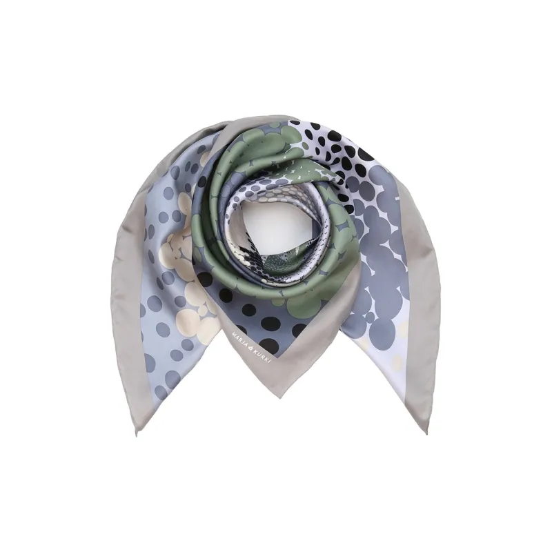 MARJAKURKI Silk Scarves Women's-3