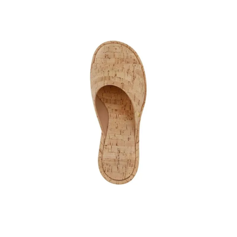 Givenchy 4G Slide Slippers 12cm Women's Brown-3