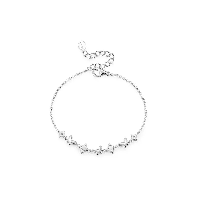 KADER 925 Sterling Silver Bracelets Women's Silver white Gift Box-2