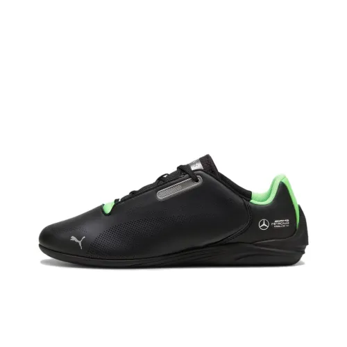 PUMA Mercedes Amg Anti-Slip Wear-Resistant Low-Top Running Shoes Unisex Black Green