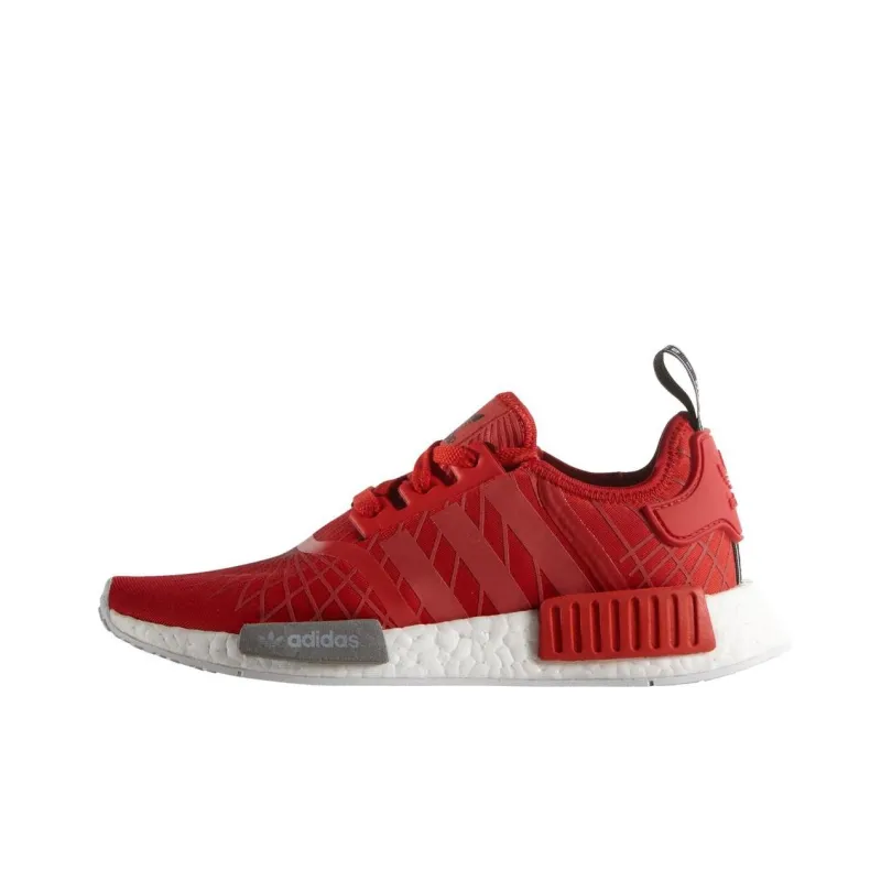 Adidas Nmd R1 Red Mesh Women's-0