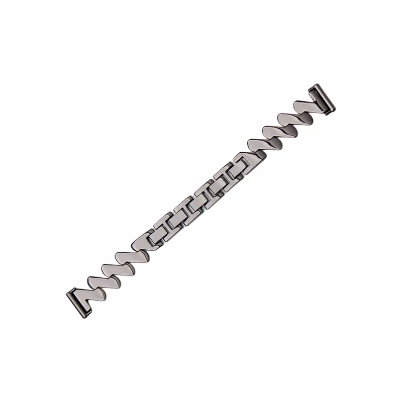 FZRT Huawei Compatibility Watch Band Wave Pattern Steel Band Metal Summer Wristband Metal-4