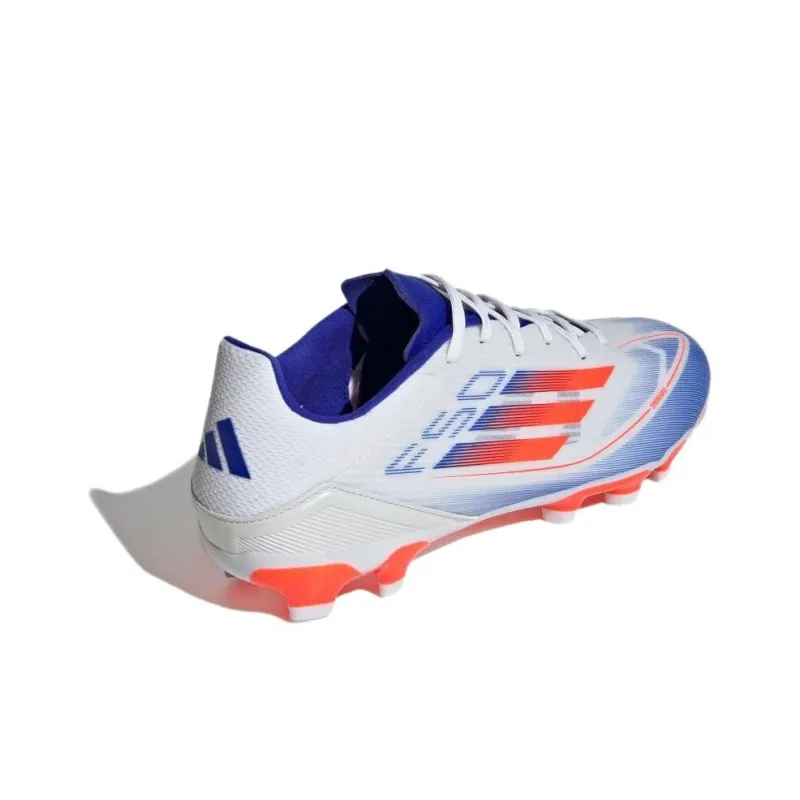 Adidas F50 League AG Short Rubber Studs HG Short Rubber Studs Artificial Ground Soccer Shoes Men's White Red Blue-2