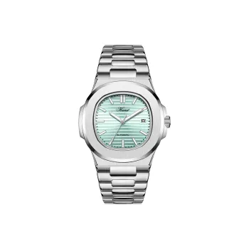 KUERST Automatic Mechanical Movement Stainless Steel Watchband Watch Men's Watches Green Dial