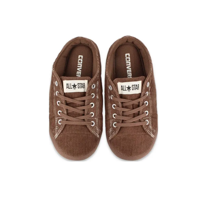 Converse All Star Rs Corduroy O Anti-Slip Wear-Resistant Low-Top Canvas Shoes Unisex Brown Japan Version-3