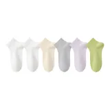 White *2+Light Apricot+Light Gray+Lavender+Verdant Green