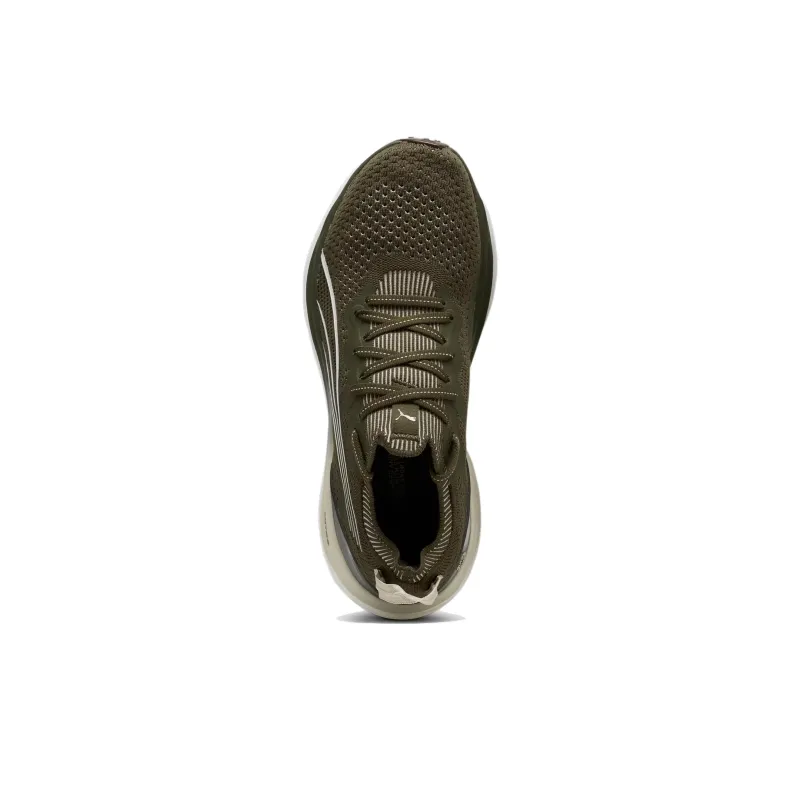 PUMA ForeverRUN Nitro Anti Slip Wear Resistant Low Top Casual Running Shoes Men's Olive Green-3