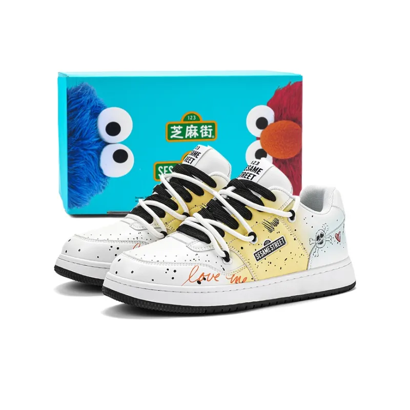 SESAME STREET Low-Top Skateboard Shoes Unisex-6