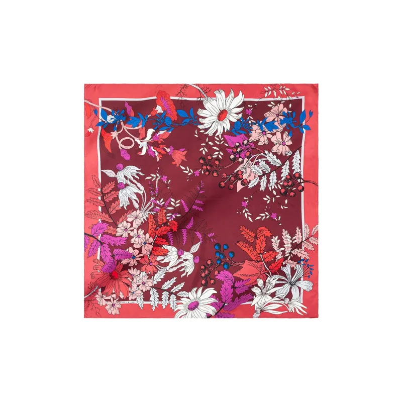 MARJAKURKI Silk Scarves Women's-2