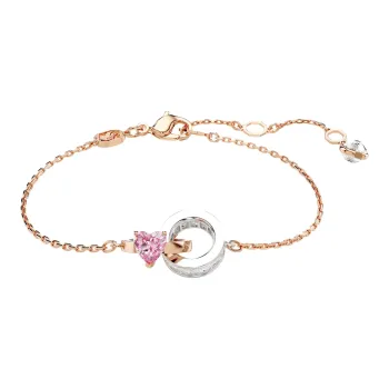 Swarovski Synthetic Cubic Zirconia Bracelets Women's Gold