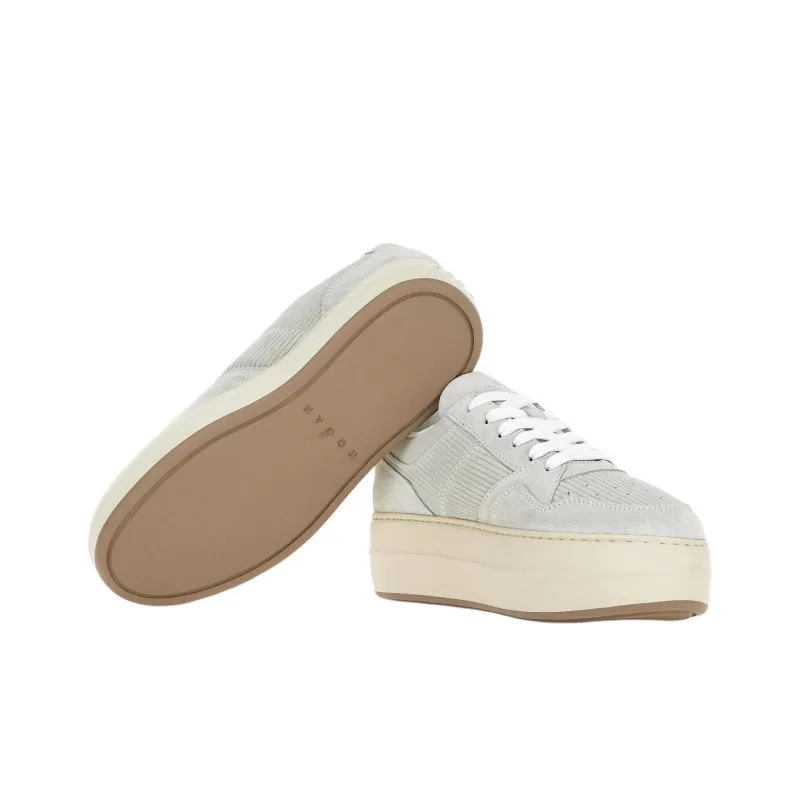 HOGAN Skyscraper Low Top Skateboard Shoes Women's Green-5
