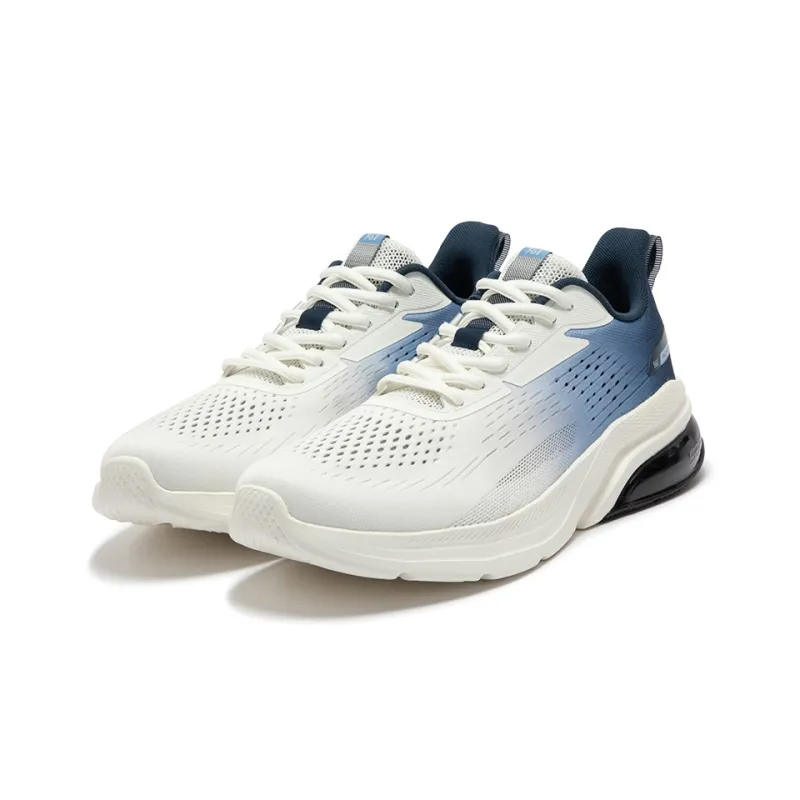 361° Cushioning And Breathable Low Top Running Shoes Men's White Blue-2