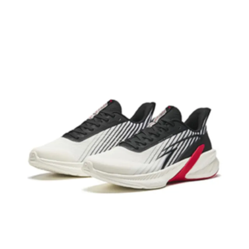 Anta Suburban Abrasion-Resistant Low-Top Running Shoes Men's White Black-1