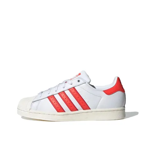 Adidas Originals Superstar Cloud White Bright Red Women's