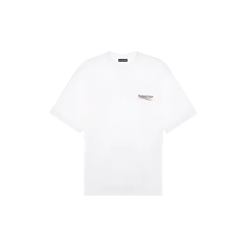 Balenciaga Political Campaign T-Shirts Women's White