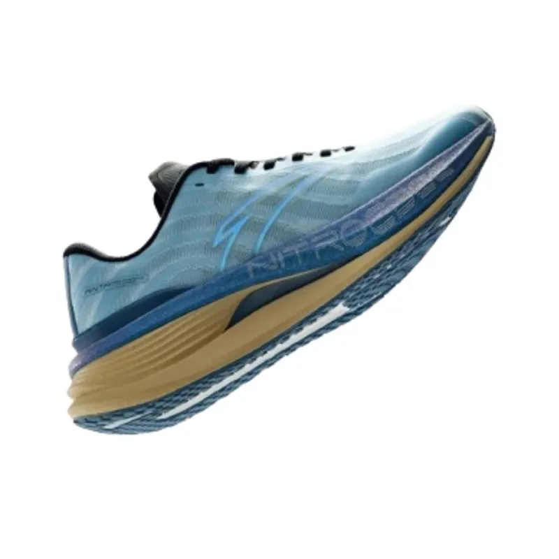 Anta Champion 3rd Gen PRO Anti Slip Wear Resistant Low Top Nitrogen Technology Sprint Running Shoes Men's Blue Black-1