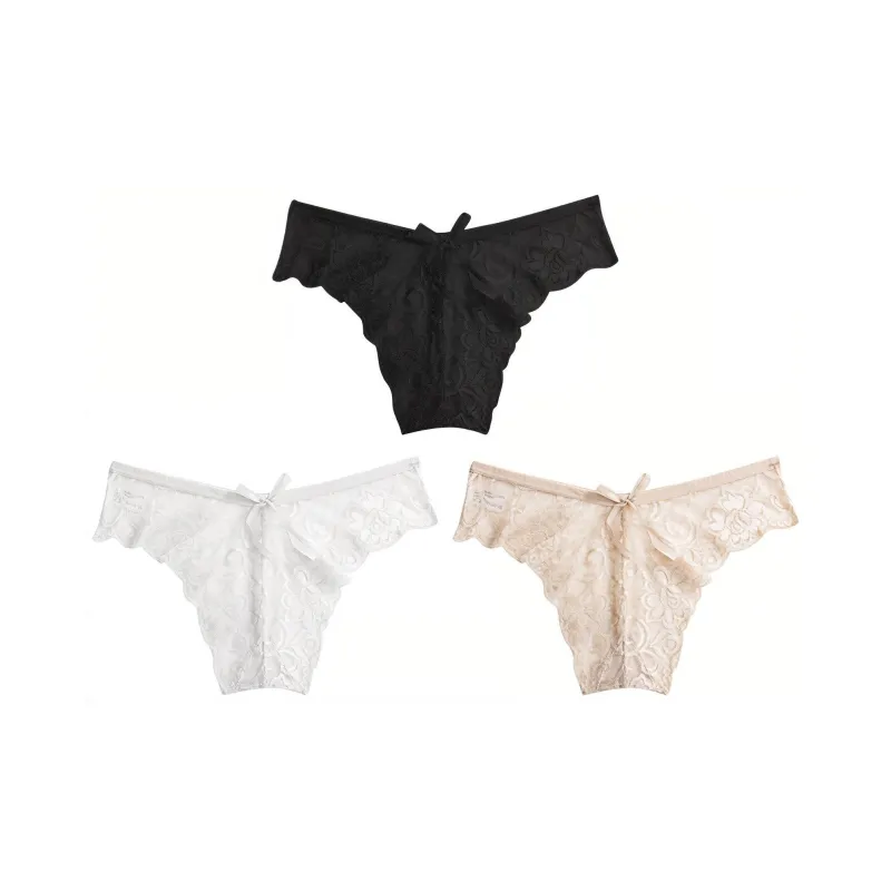 Flowers In Water Underpants Women's 3 Pack-0
