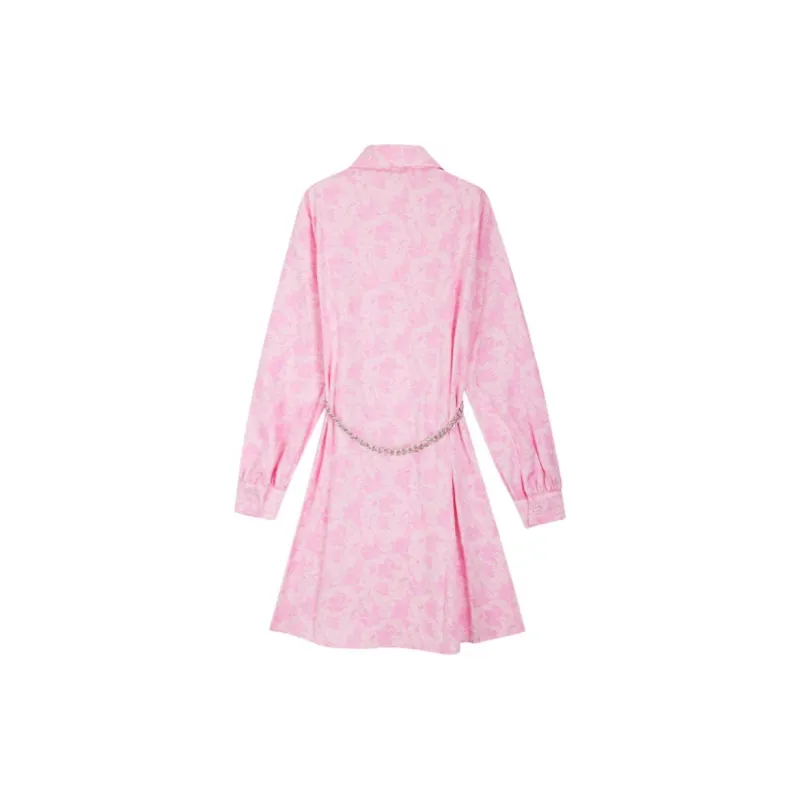 MICHAEL KORS SS24 Long Sleeved Dress Women's Pink-1