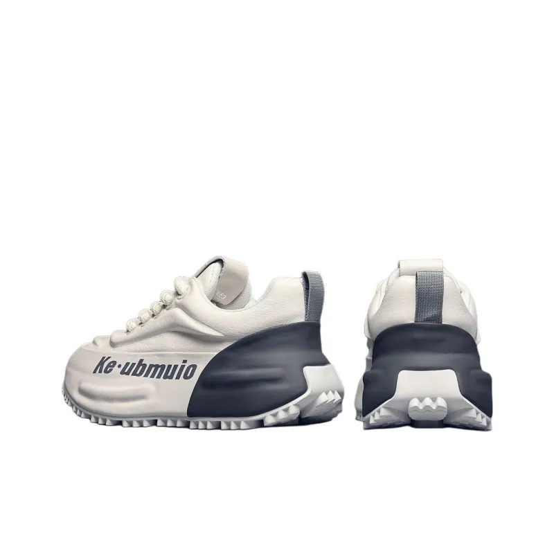 JANE HARLOW Low-Top Casual Shoes Men's White Gray-5