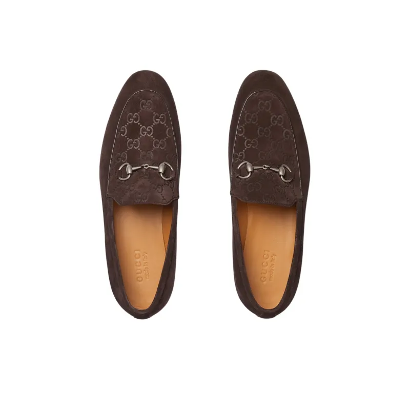 GUCCI Horsebit Loafers Men's Dark Brown-6