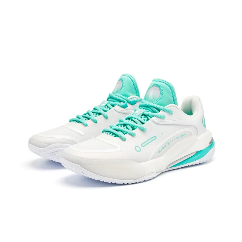 QIAODAN Venom REV LOW Basketball Shoes Men Low Top Mars Green Jordan White-4